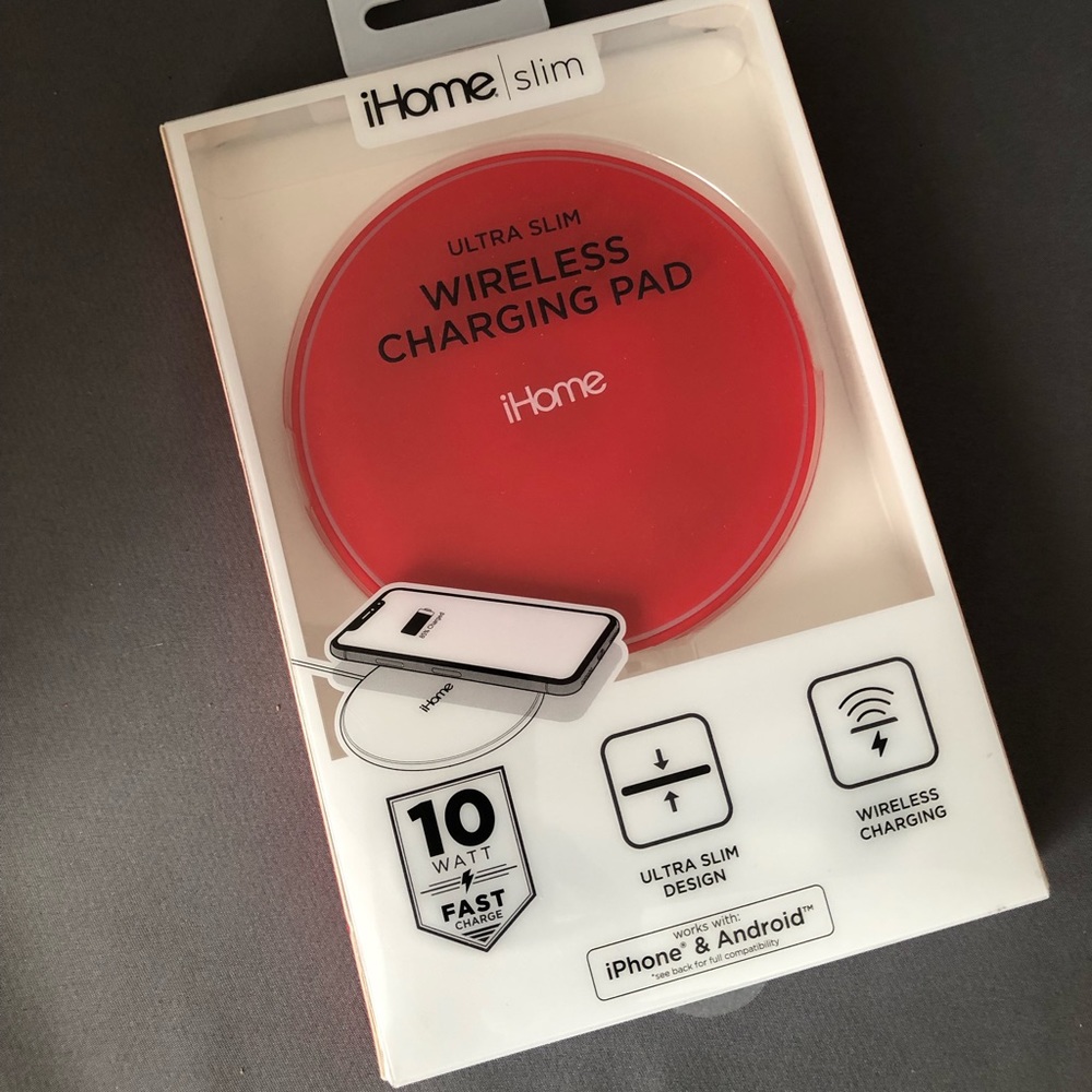 iHome Ultra Slim Wireless Charging Pad